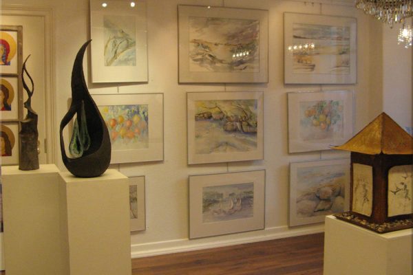 Taidenäyttely Galleria Ferin, Eeva-Riitta Salo akvarellit