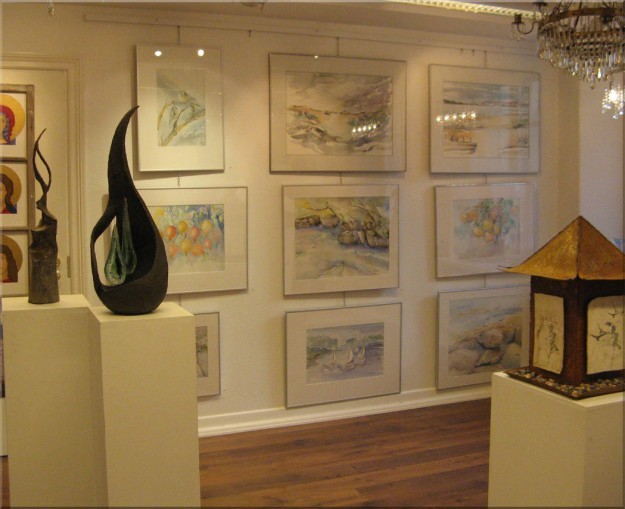 Taidenäyttely Galleria Ferin, Eeva-Riitta Salo akvarellit