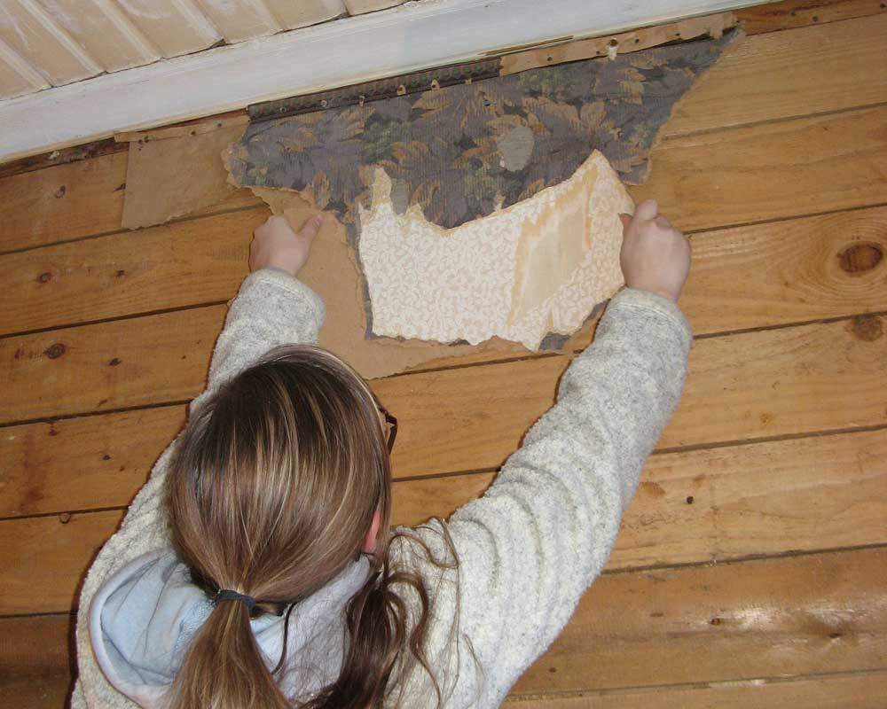 Romanttinen taiteilijahuone - pohjatöitä